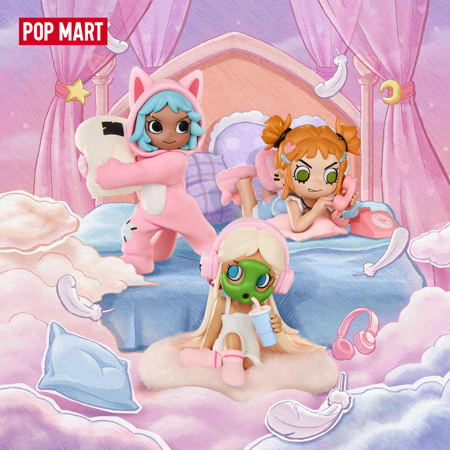 Lil Peach Riot Sleepover Series Figures