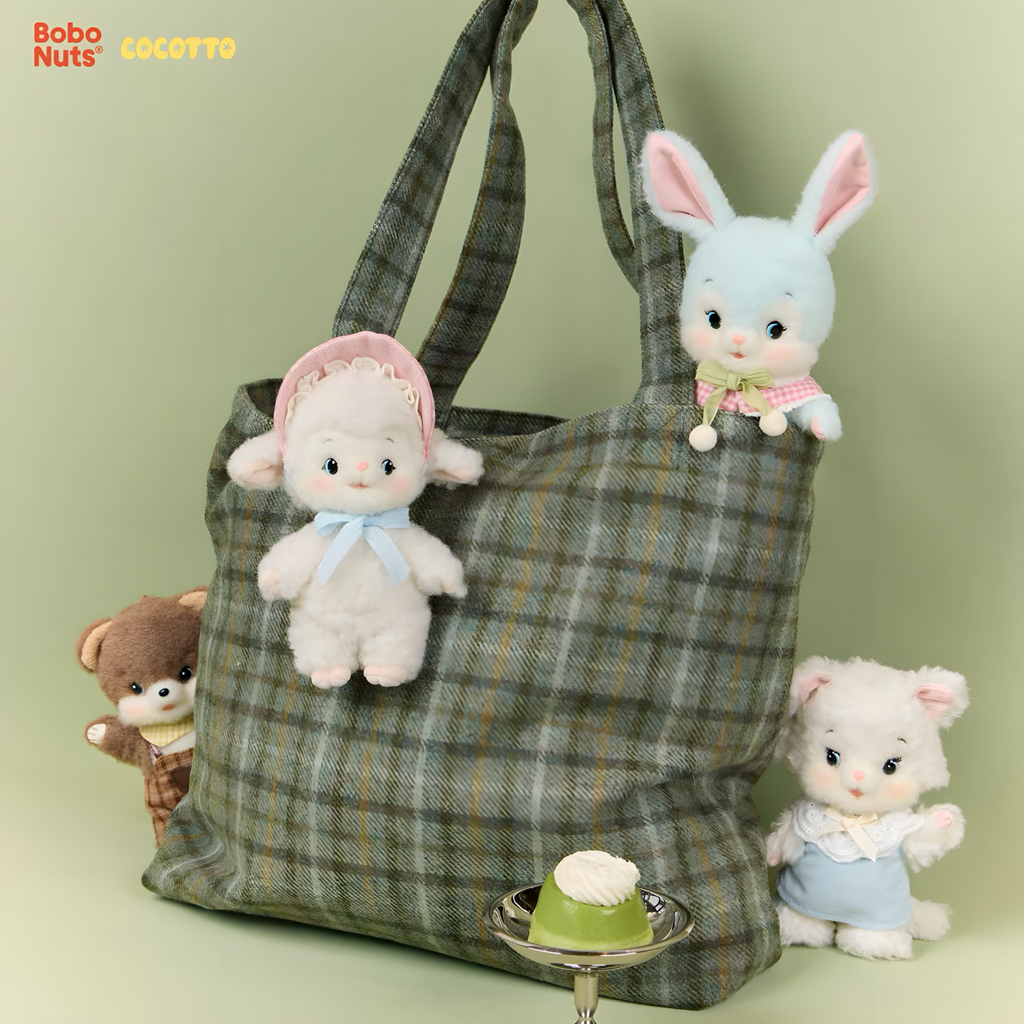 Bobo Nuts Cocotto Play House Series Plush Pendant Blind Box