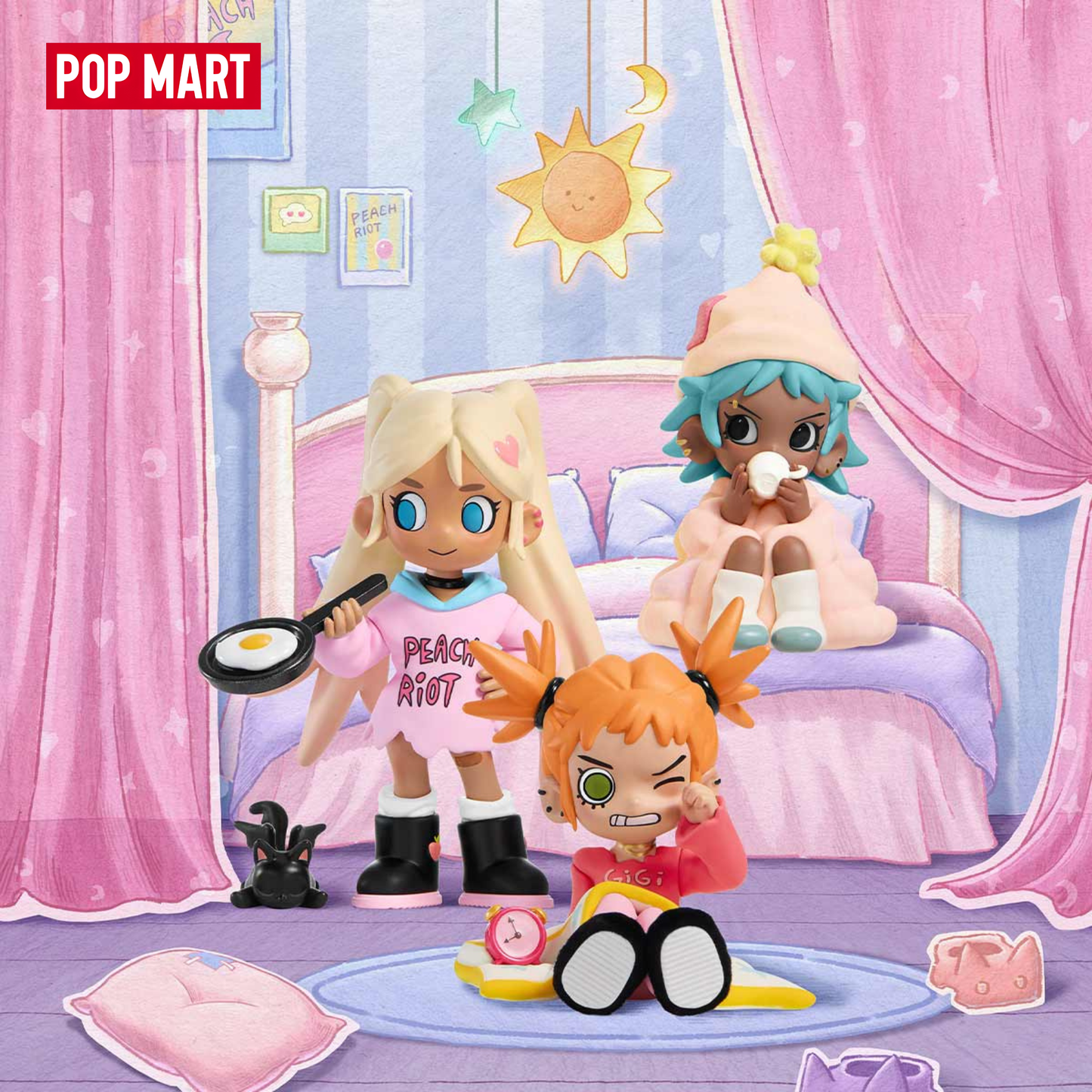Lil Peach Riot Sleepover Series Figures