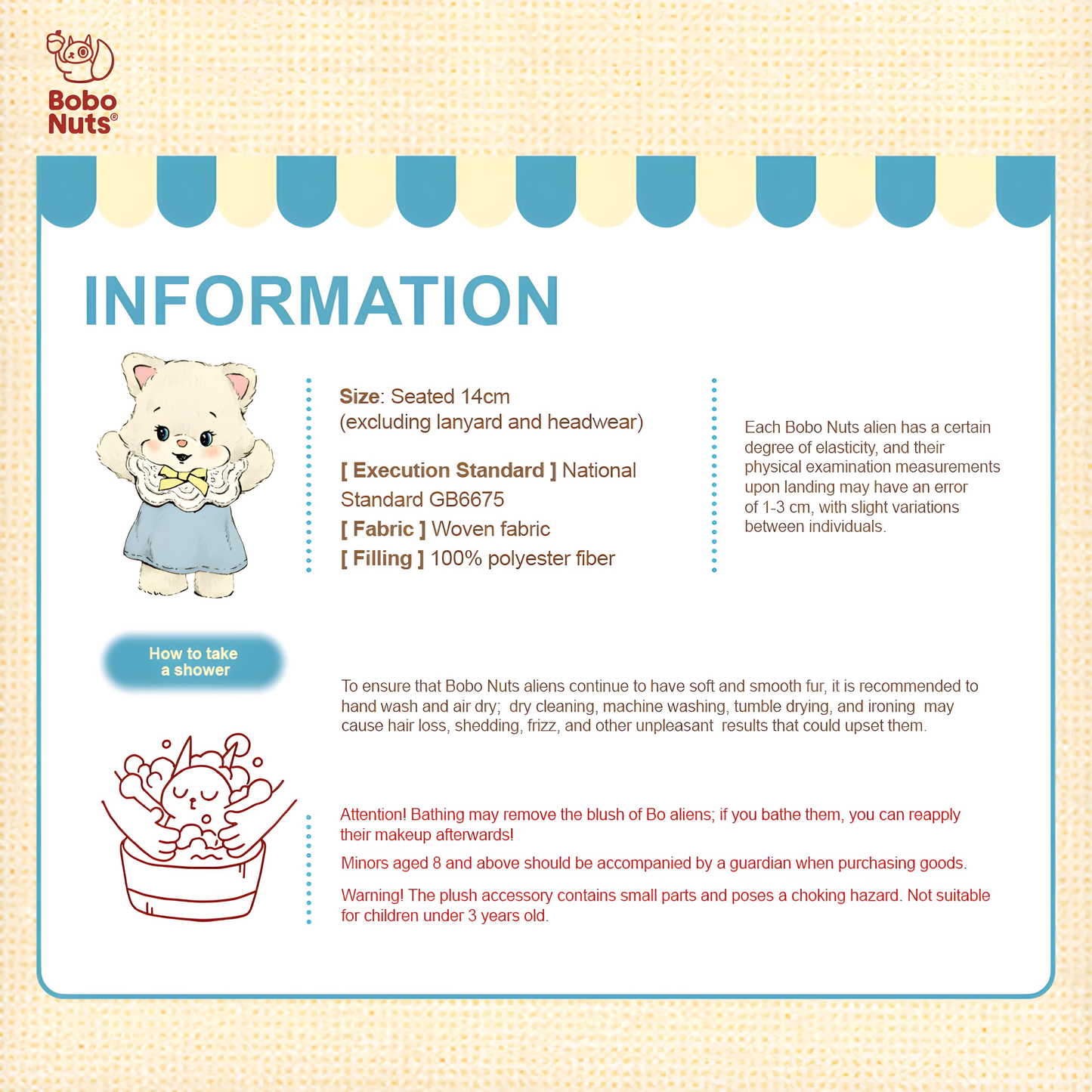 Bobo Nuts Cocotto Play House Series Plush Pendant Blind Box