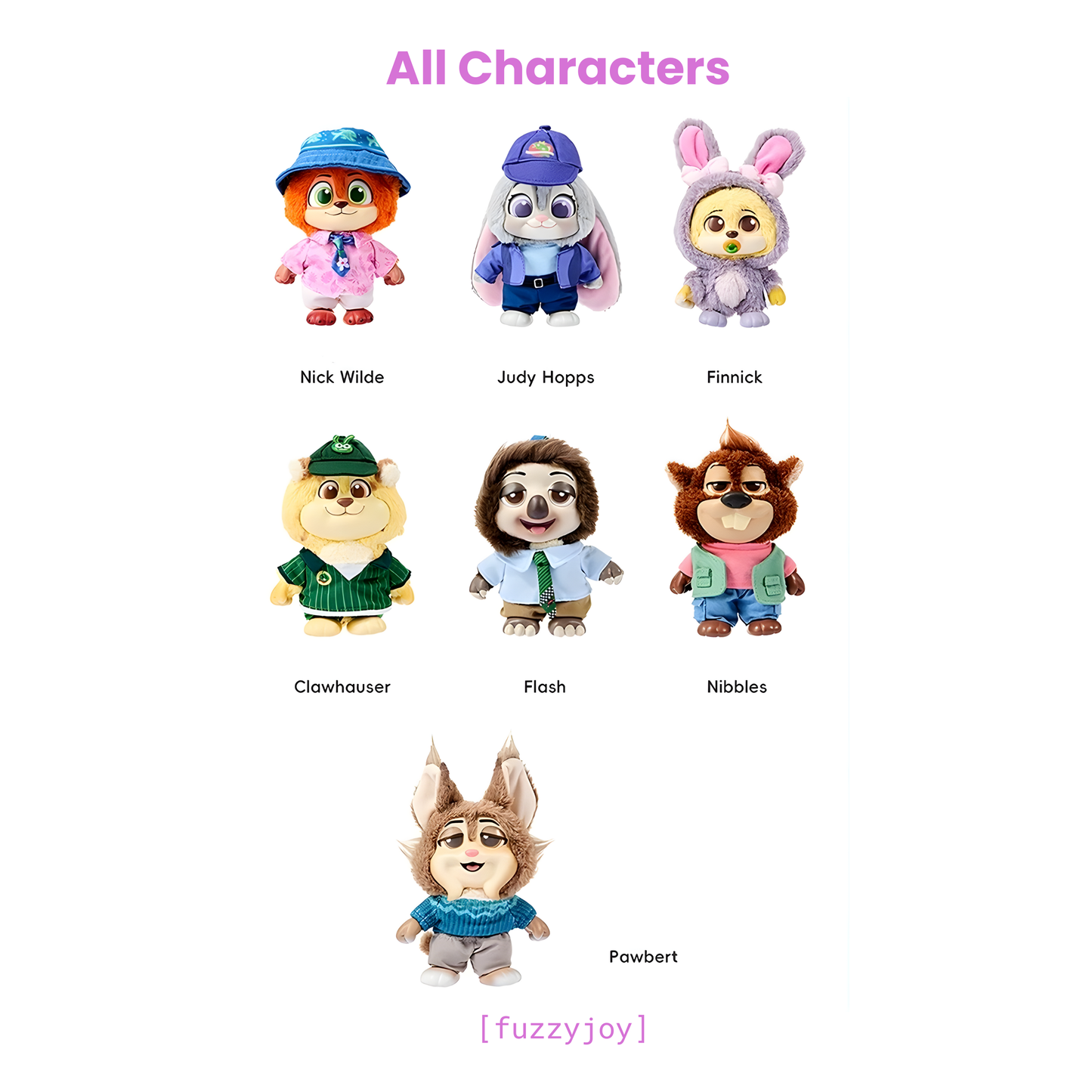 MINISO Zootopia 2 Daily Life Vinyl Plush Pendant Blind Box