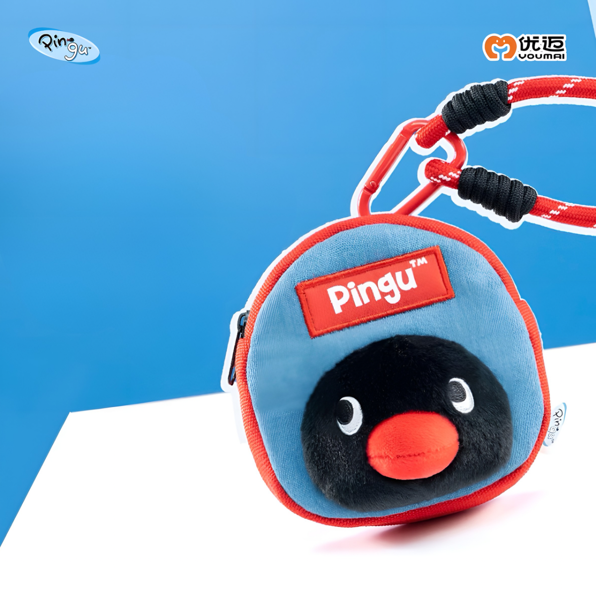 Pingu Mini Backpack Collection Series Plush Pendant
