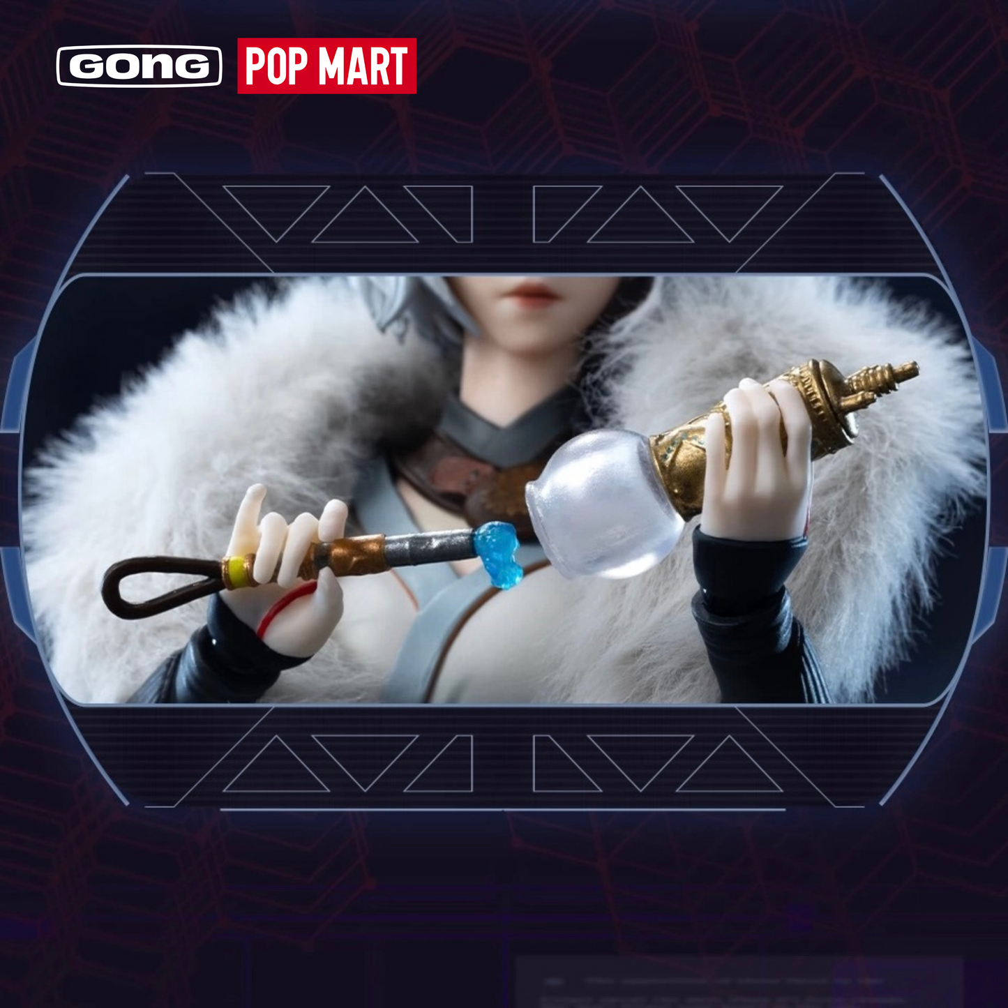 GONG x POP MART - Ling Cage Bai Yuekui 1/8 Action Figure