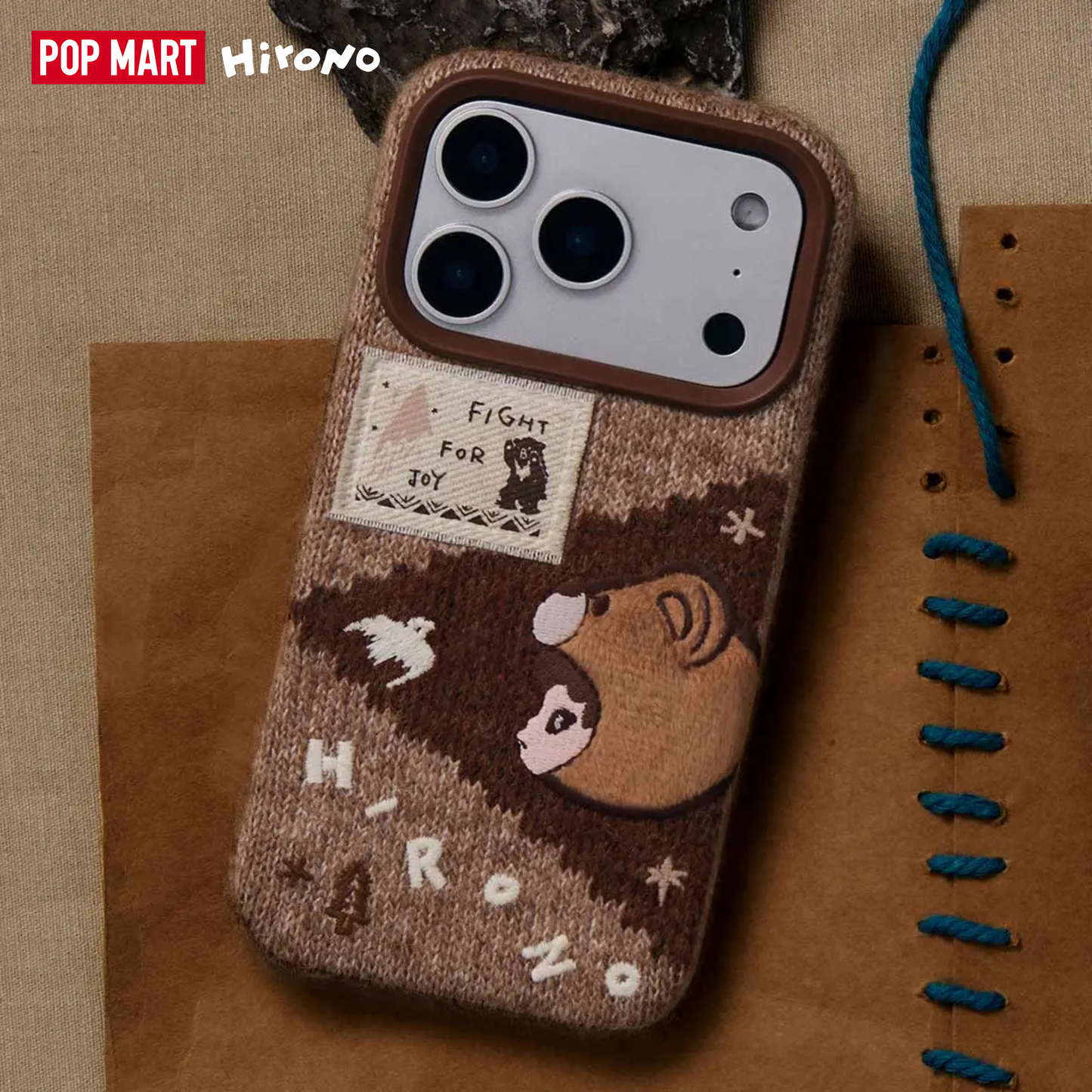 Hirono Road Journal Series-Knitted Phone Case