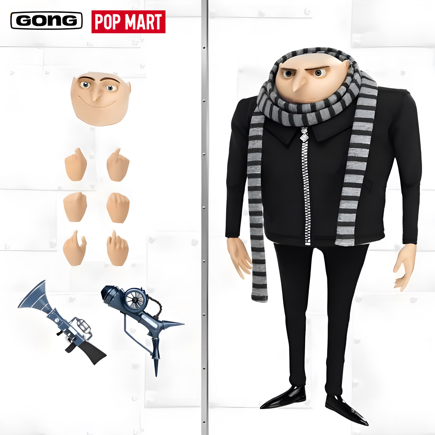 GONG x POP MART - Despicable Me 4 Gru 1/8 Scale Action Figure