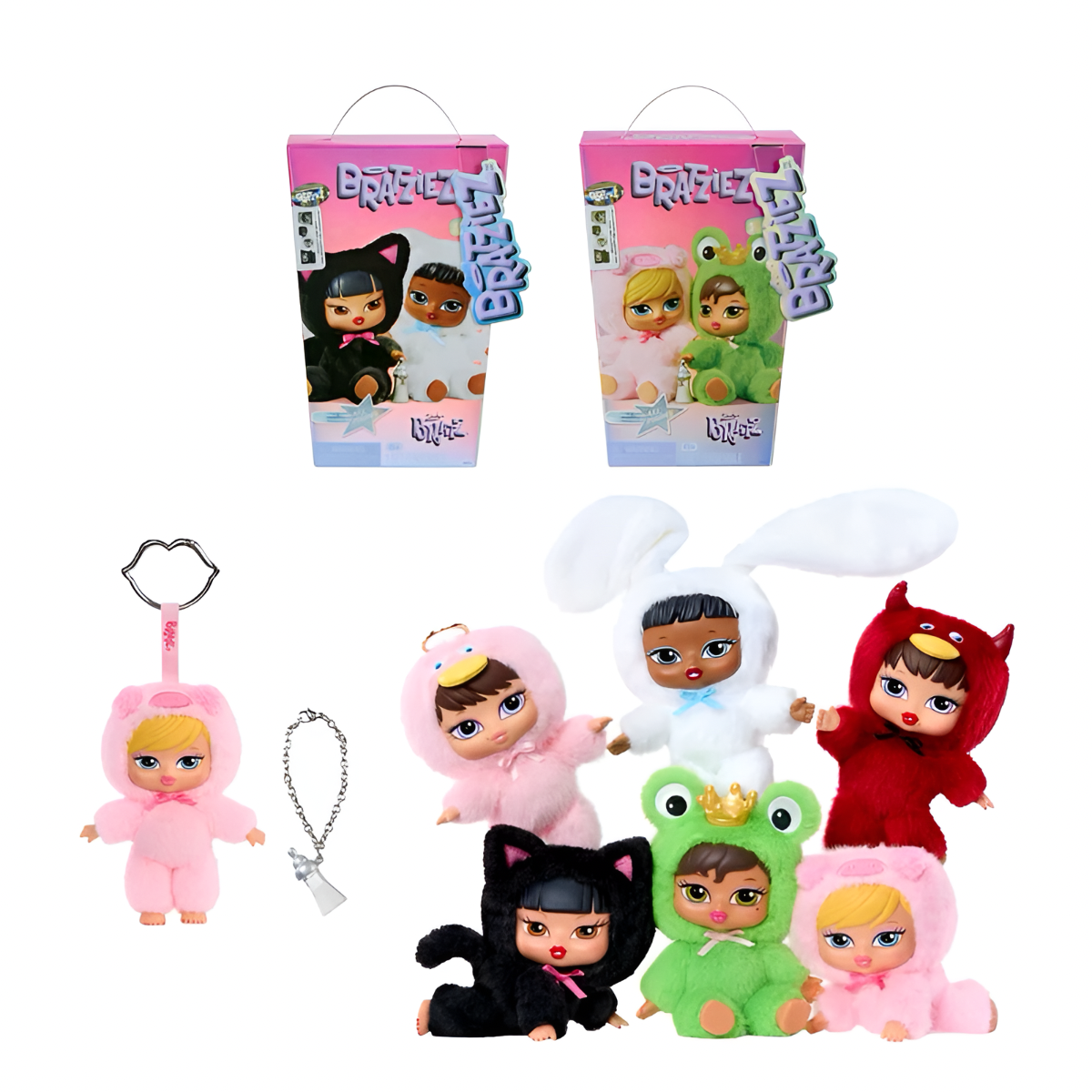 Bratz Bratziez Iconz Series Plush Keychain Blind Box