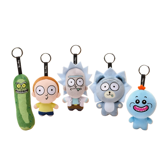 HUGKIS x Adult Swim Rick and Morty Pendant Plush
