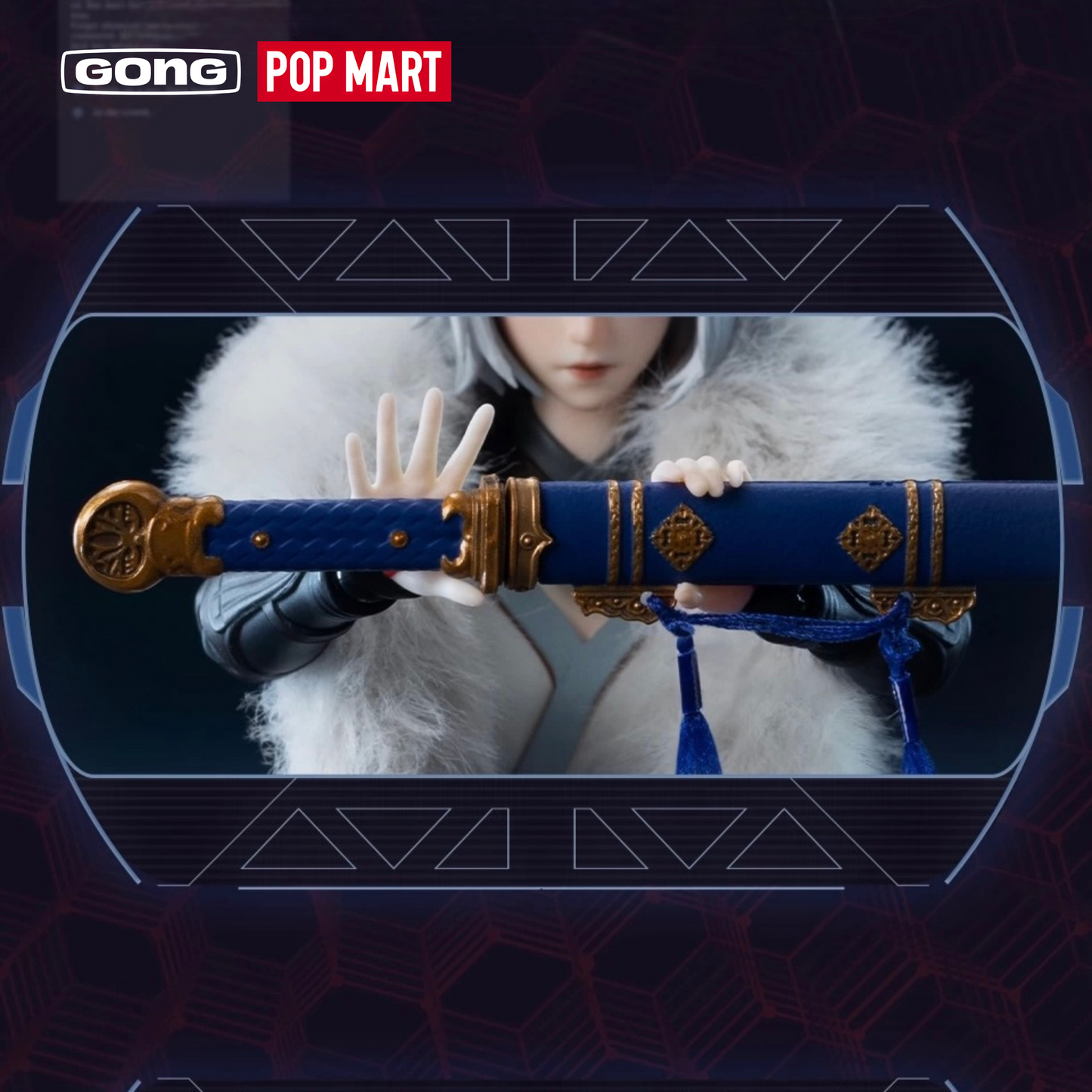 GONG x POP MART - Ling Cage Bai Yuekui 1/8 Action Figure