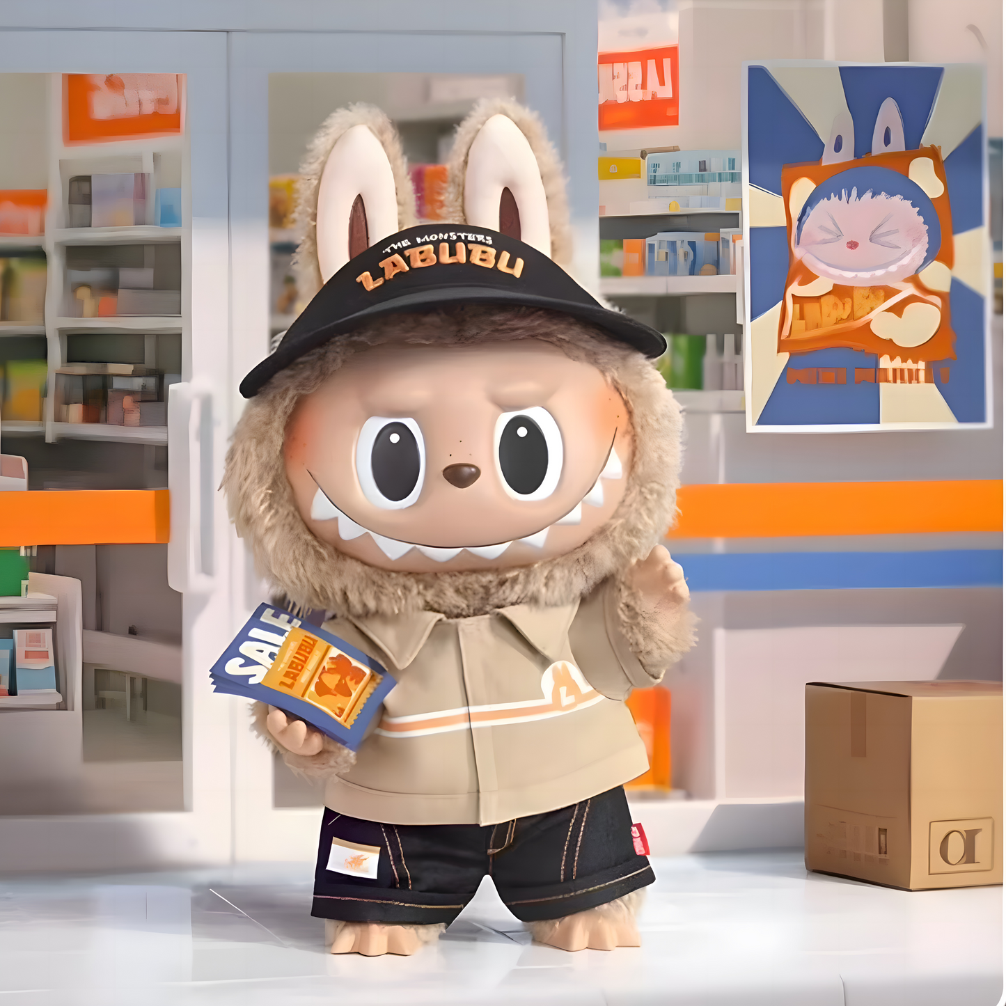 THE MONSTERS The Naughty Cashier Series Vinyl Plush