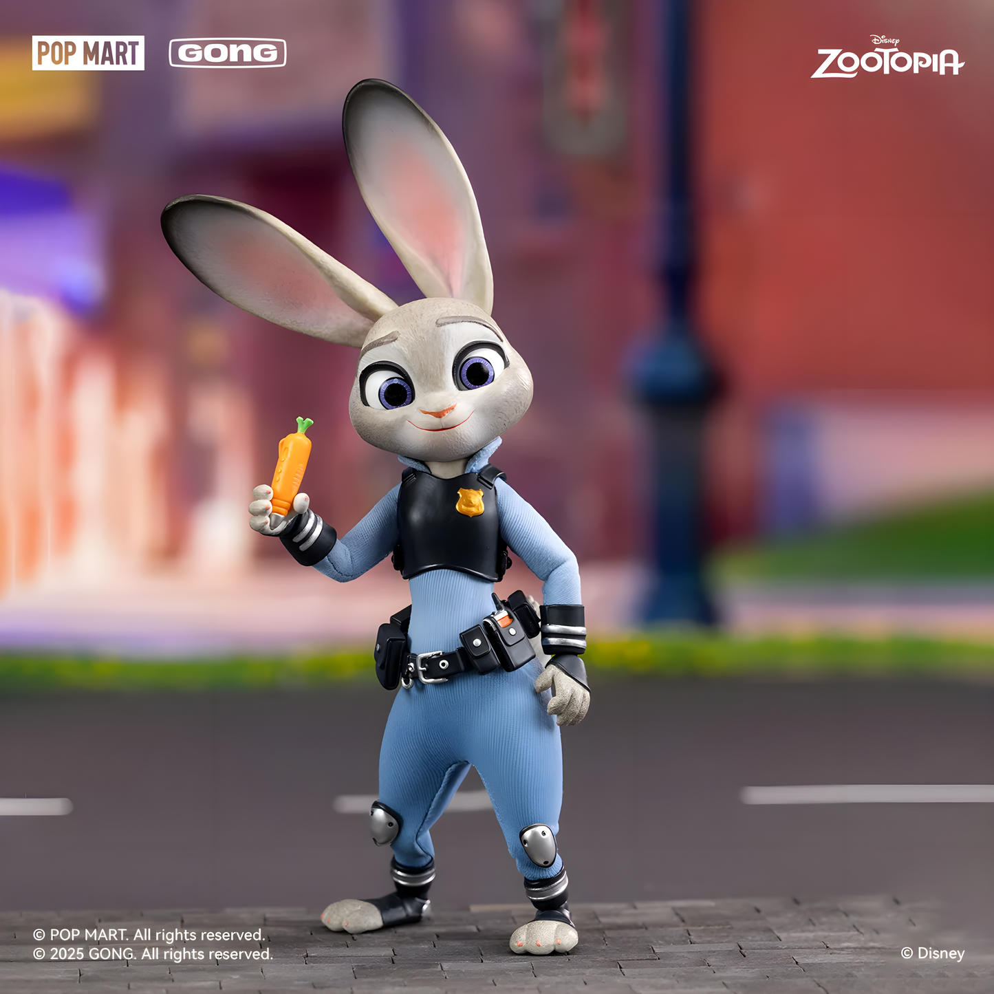 GONG x POP MART - Zootopia Series Nick &amp; Judy Articulated Figure Set