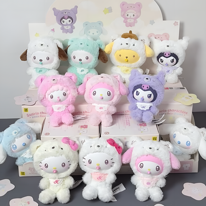 Sanrio Characters Little Bear Planet Series Vinyl Plush Pendant Blind Box