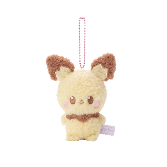 Takara Tomy - PokePeace Pichu Plush Keychain