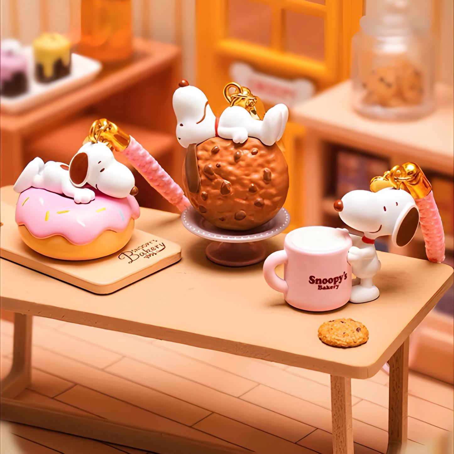 M&G Shop - Peanuts Snoopy Lucky Bakery Series Keychain Blind Box