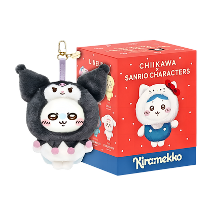 Chiikawa Kiramekko x Sanrio Series Vinyl Plush Keychains