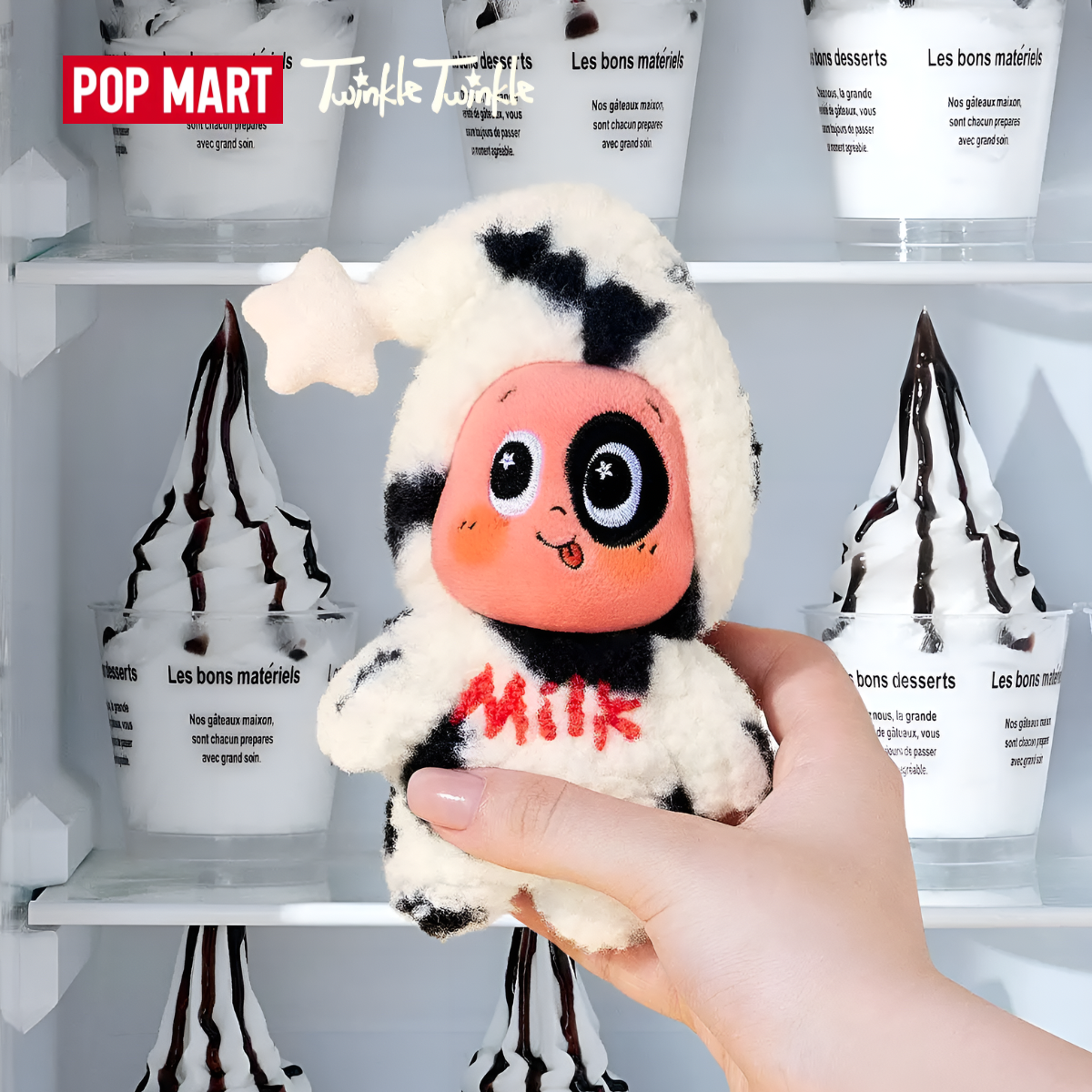 Twinkle Twinkle MOON GELATO Series-Milk Pudding Plush Blister Pack