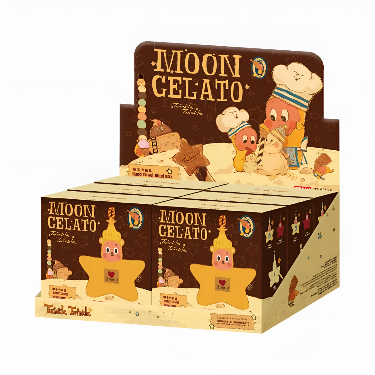 Twinkle Twinkle MOON GELATO Series-Hand Towel Blind Box