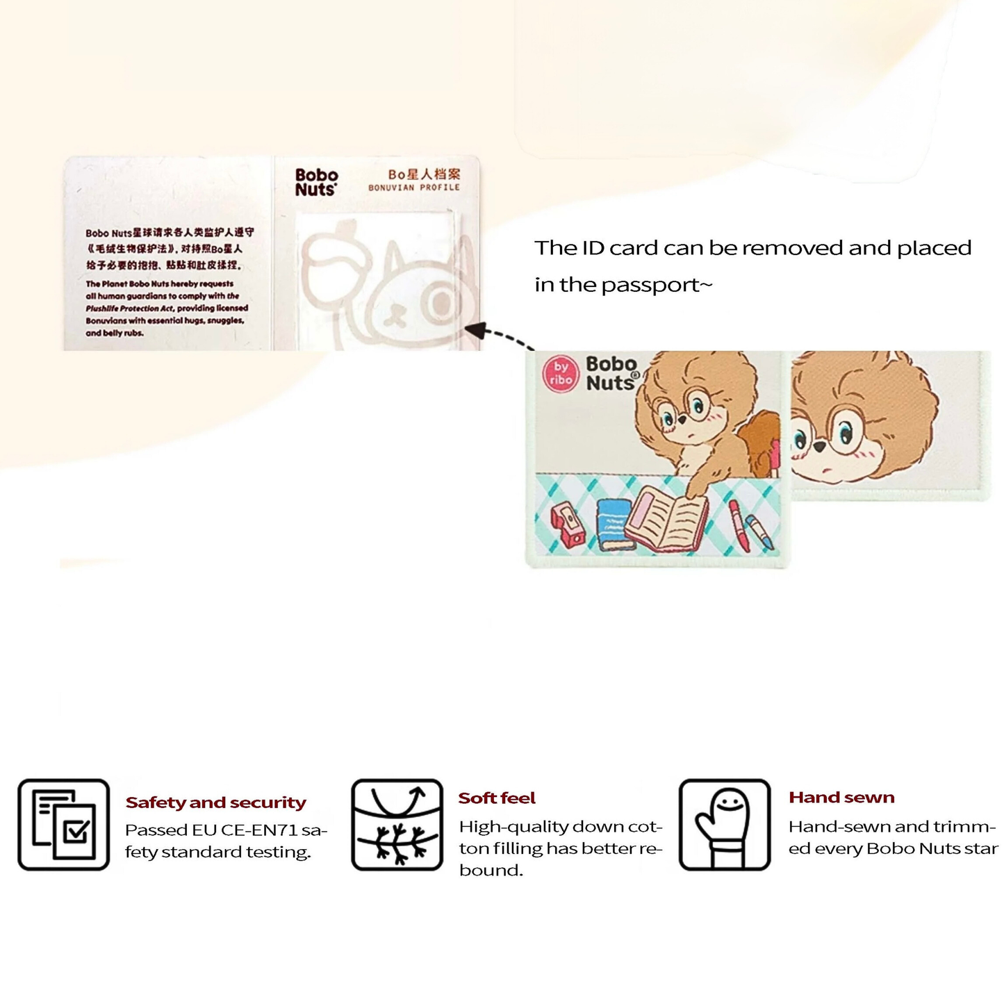 Bobo Nuts Bobotta Squirrel The Study Club Series Plush Toy