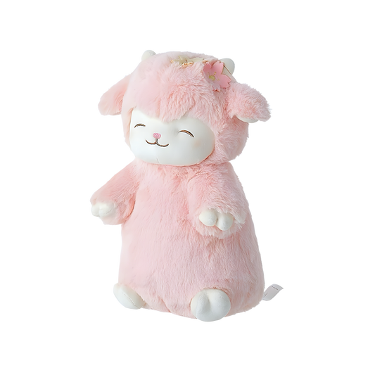 MINISO Sakura Sheep Sitting Plush Doll