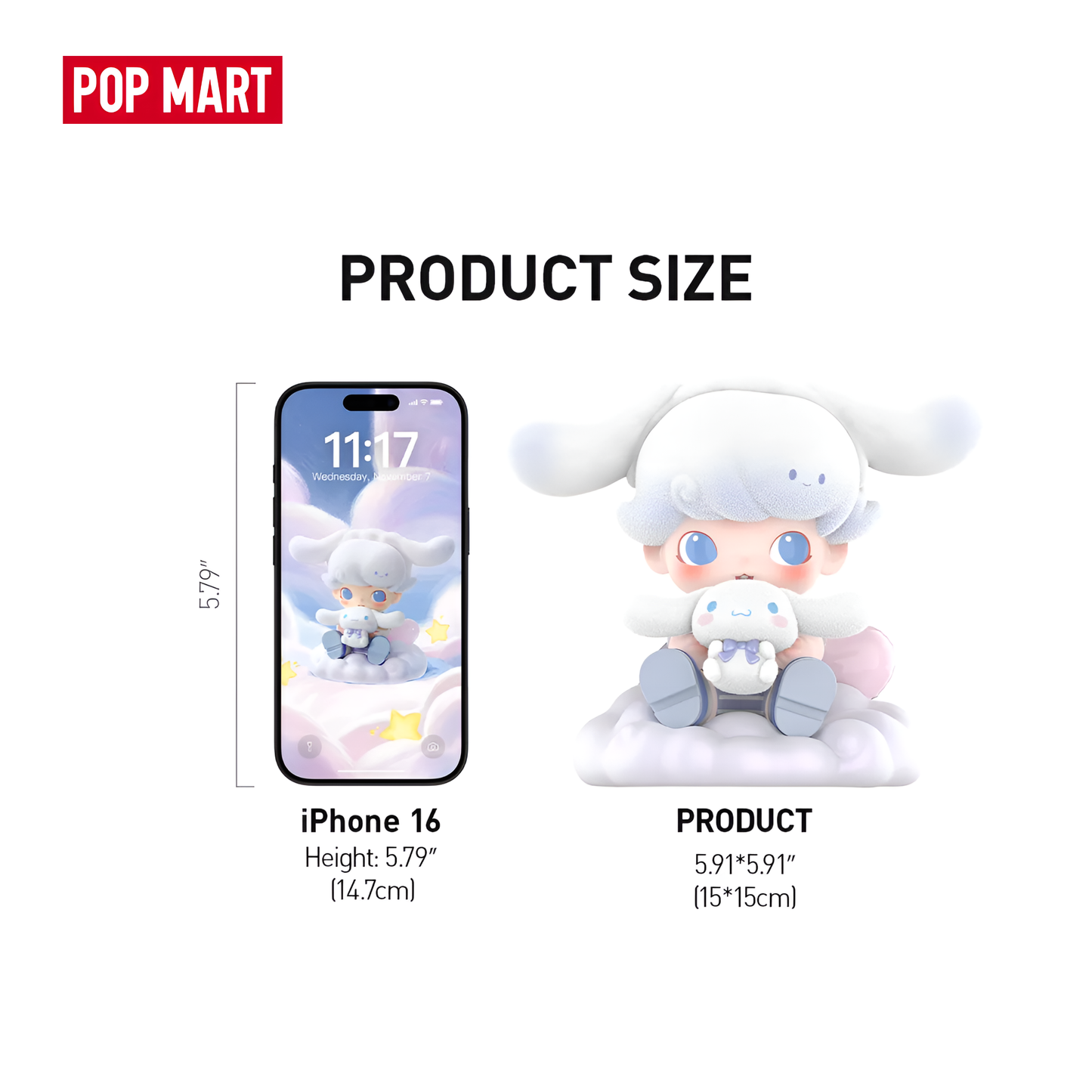 DIMOO WORLD × Cinnamoroll figurine