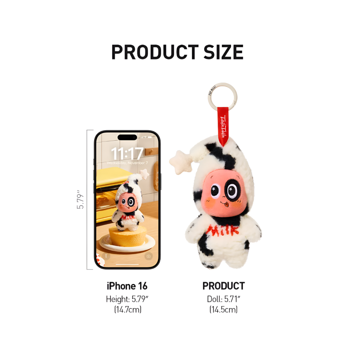 Twinkle Twinkle MOON GELATO Series-Milk Pudding Plush Blister Pack