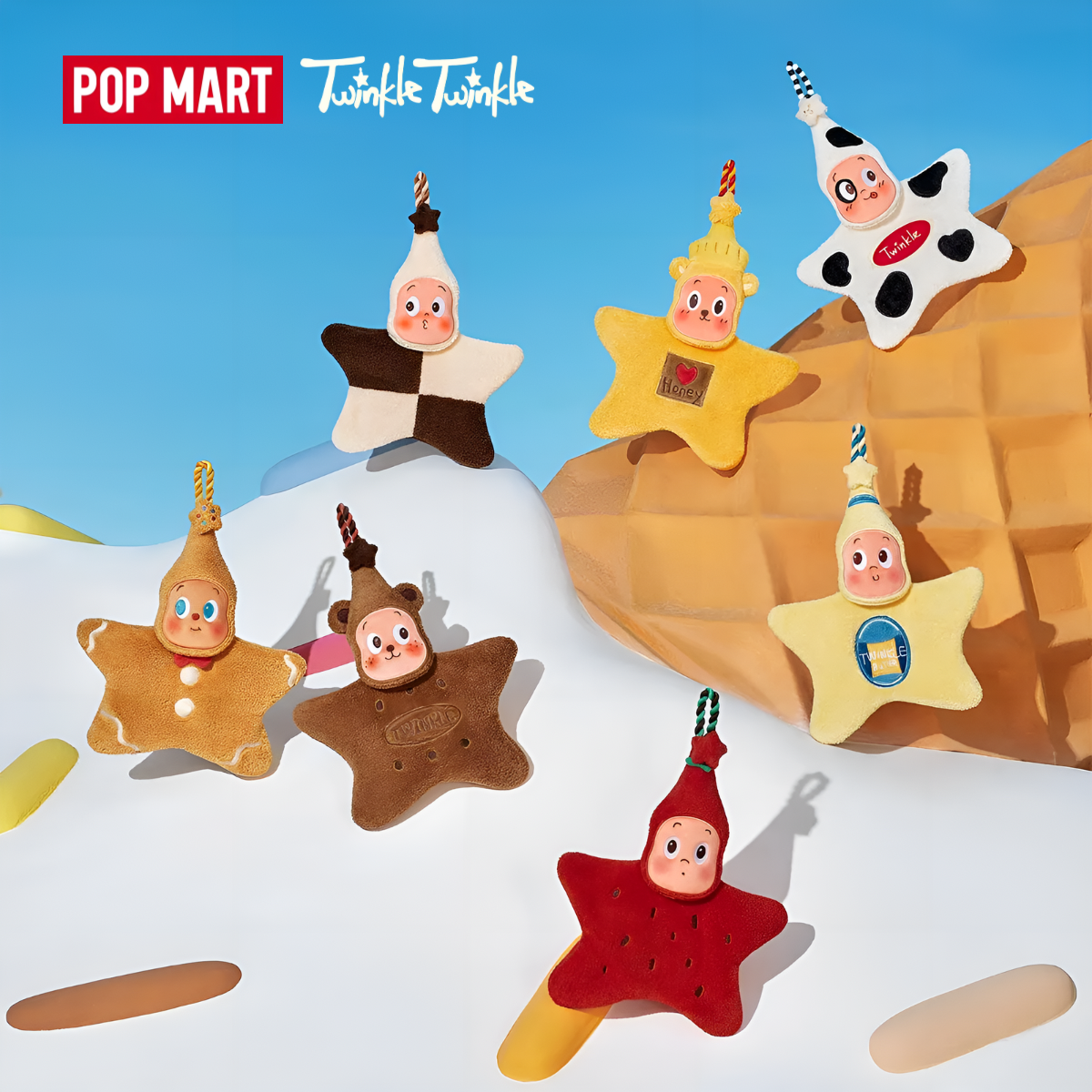 Twinkle Twinkle MOON GELATO Series-Hand Towel Blind Box