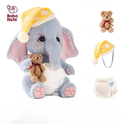 Bobo Nuts Rubii Elephant The Good Night Town Series Plush Toy
