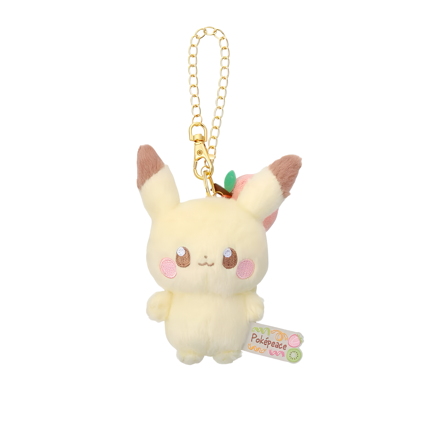 PokePeace Plush Mascot with Chain (Colorful Ver.) Pikachu
