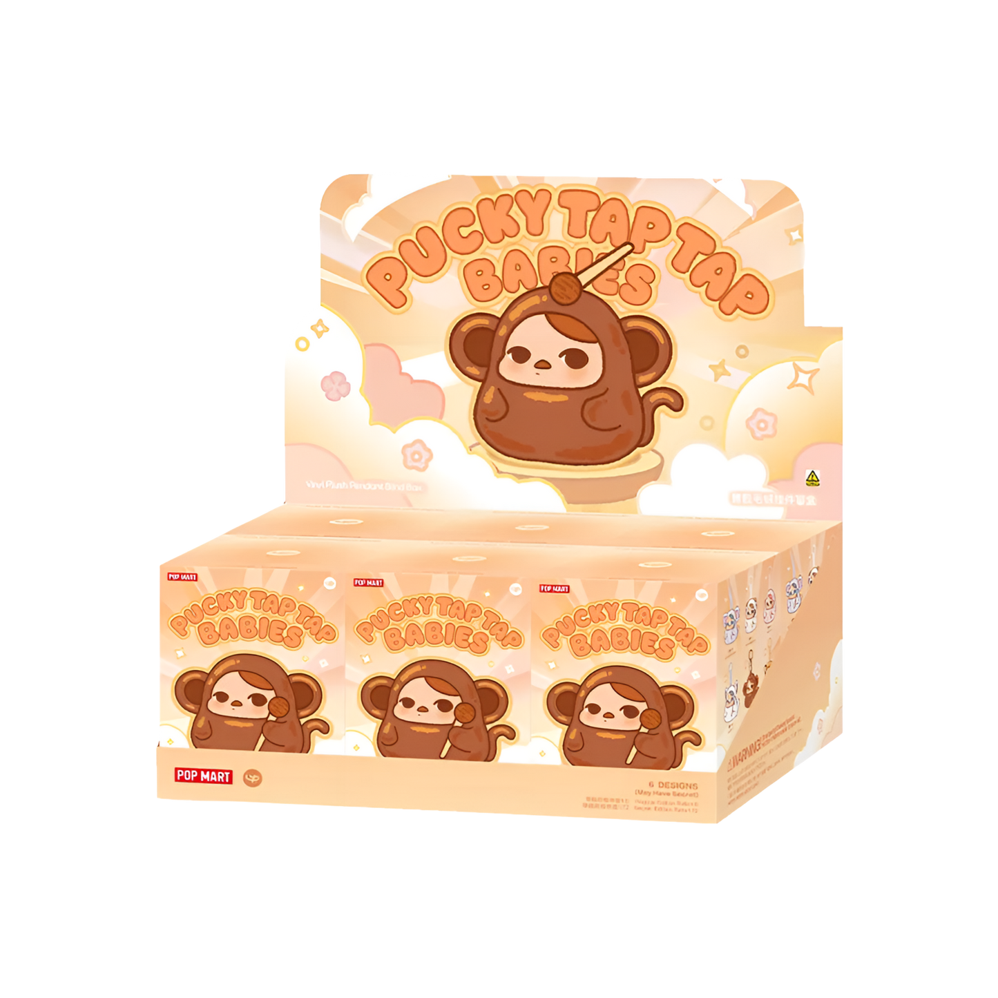 Pucky Tap Tap Babies Series-Vinyl Plush Pendant Blind Box