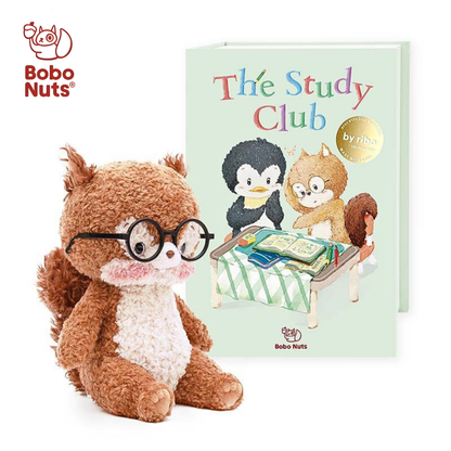 Bobo Nuts Bobotta Squirrel The Study Club Series Plush Toy