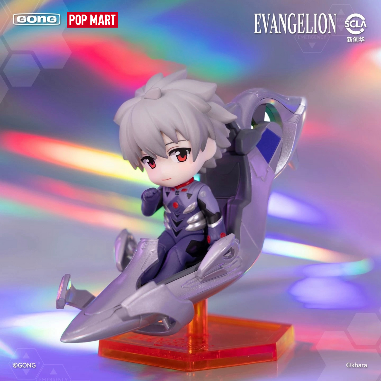 GONG x POP MART - Evangelion Pilot Series Figures Blind Box