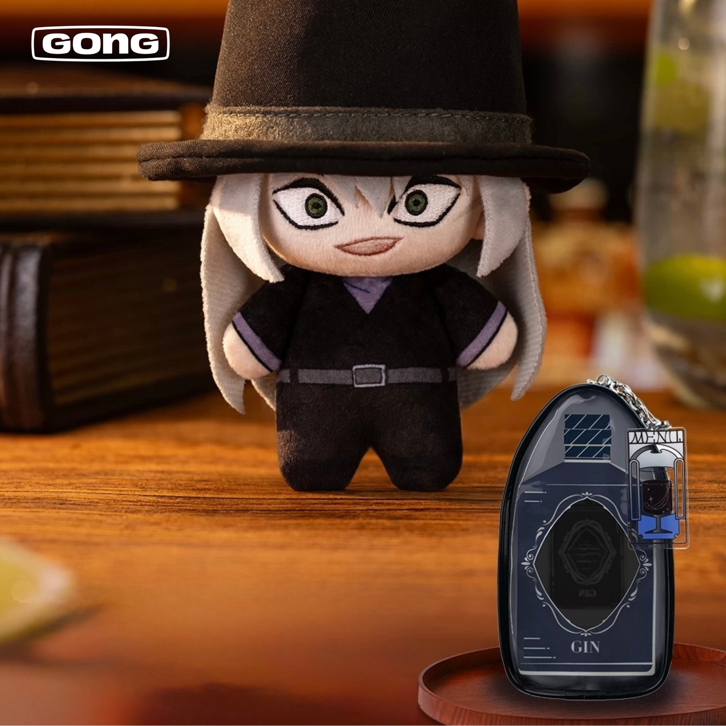 GONG X POP MART - Detective Conan Black Organization Wine List Series Plush Pendant