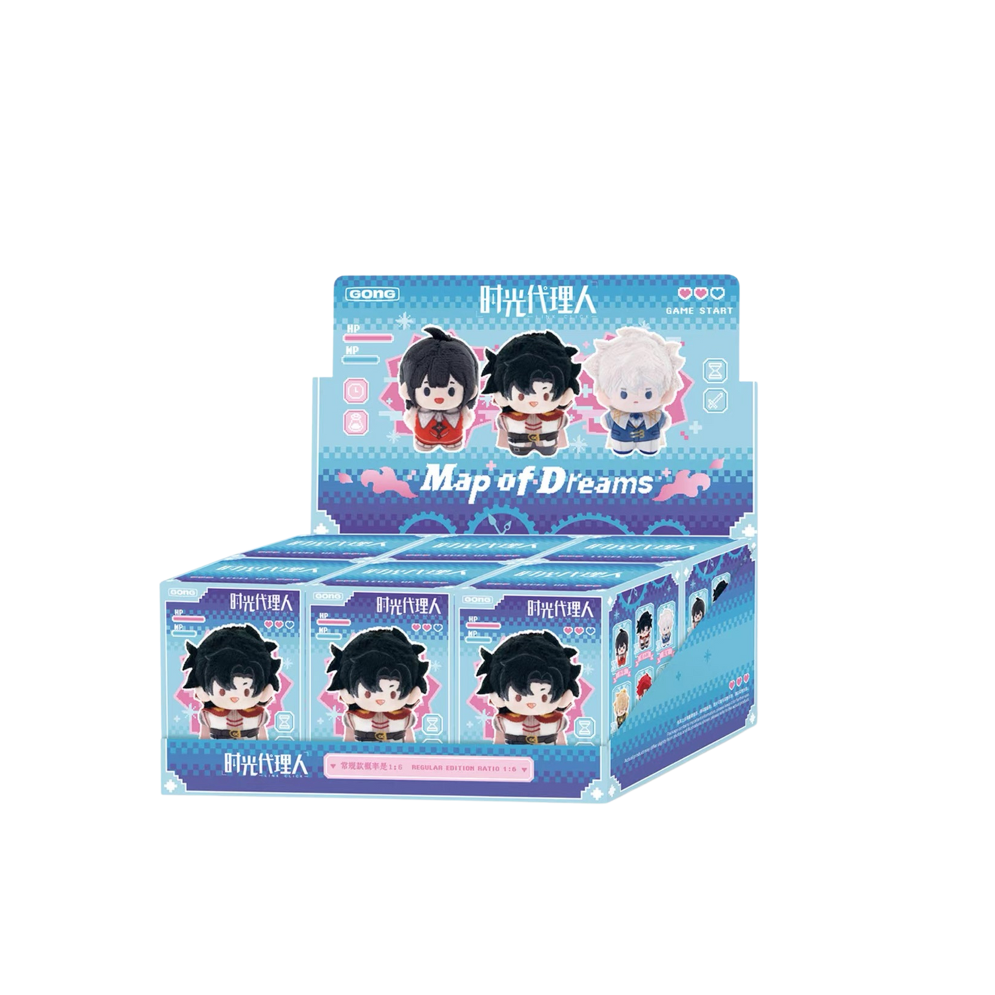 GONG x POP MART- LinkClick Pocket-Sized Plush Keychain Adventure Magic Edition