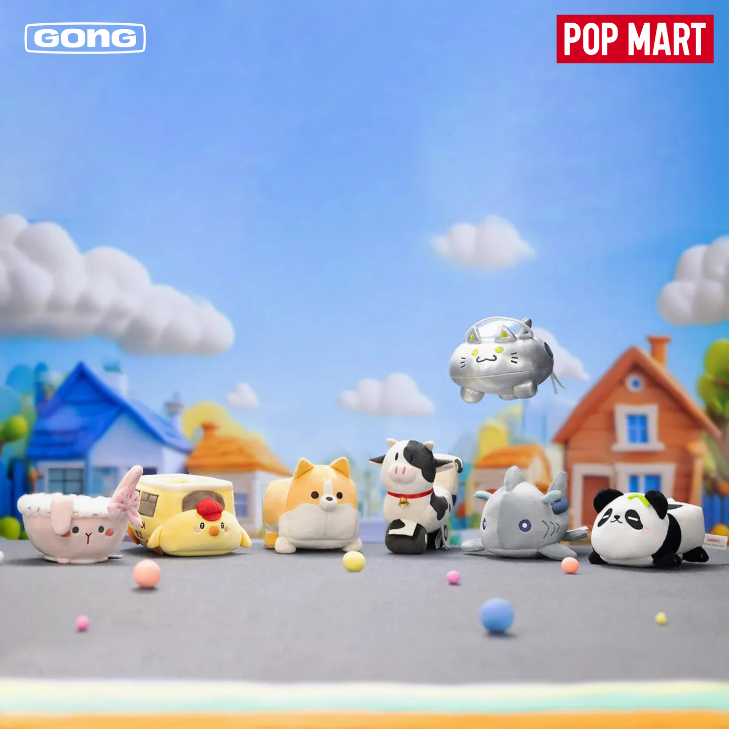 GONG x POP MART - Original Roaming Wandering Series Round 2 Plush