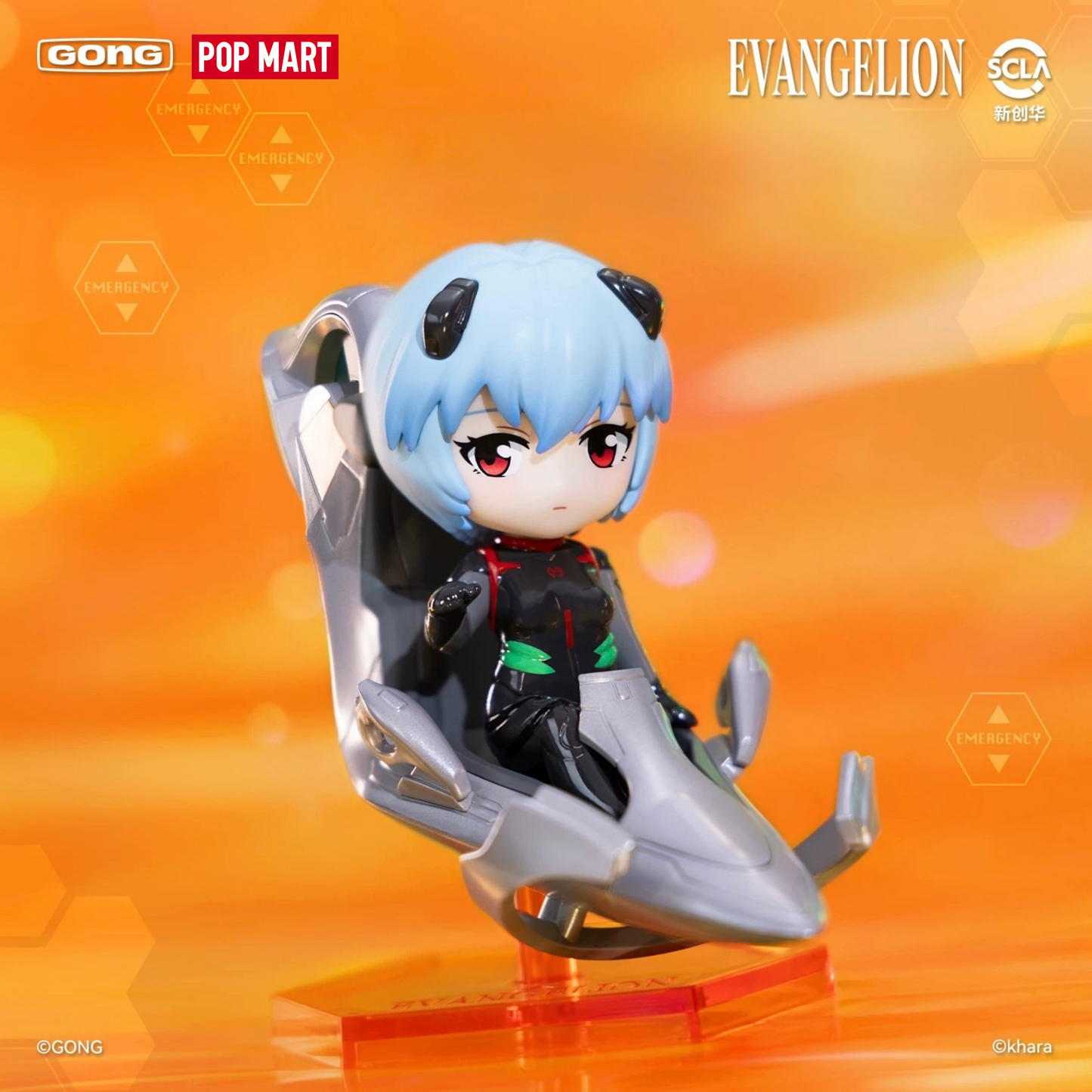 GONG x POP MART - Evangelion Pilot Series Figures Blind Box