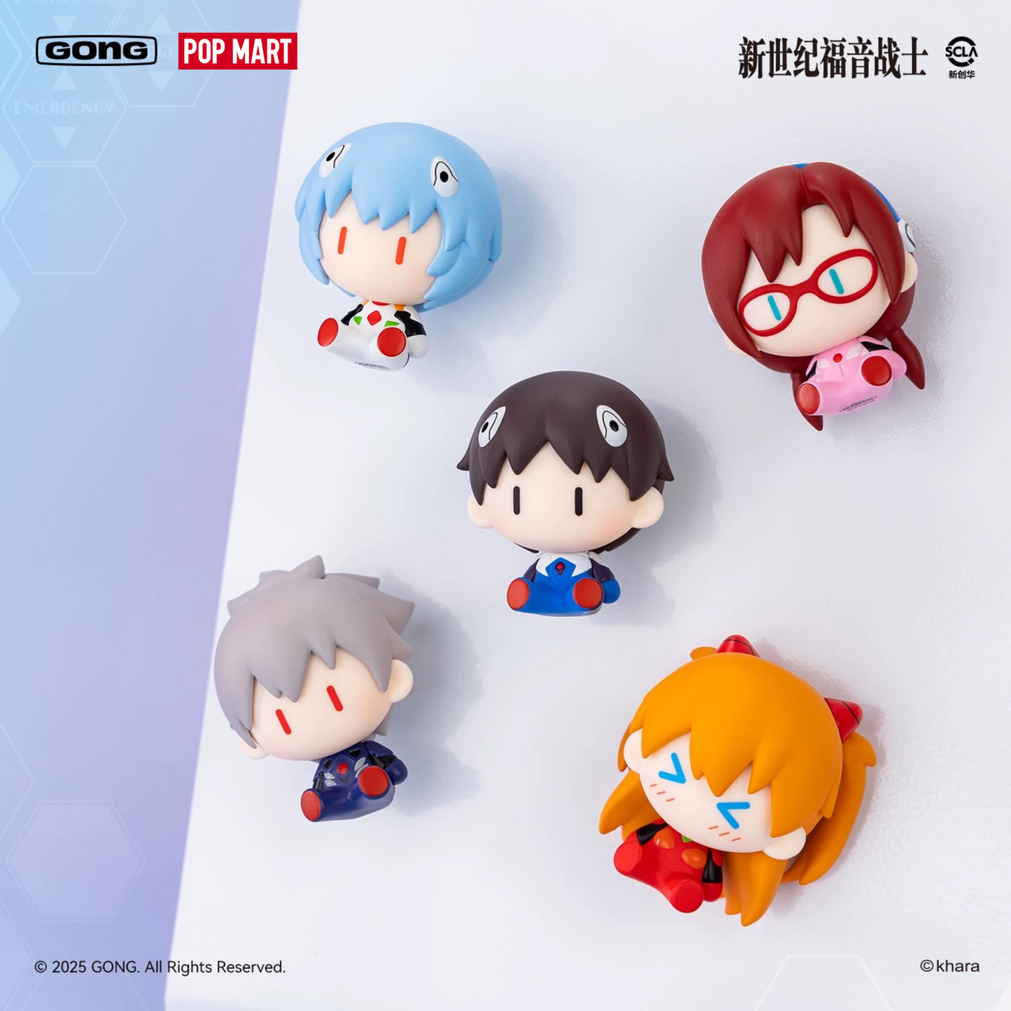 GONG x POP MART - Evangelion Super Mini Figure