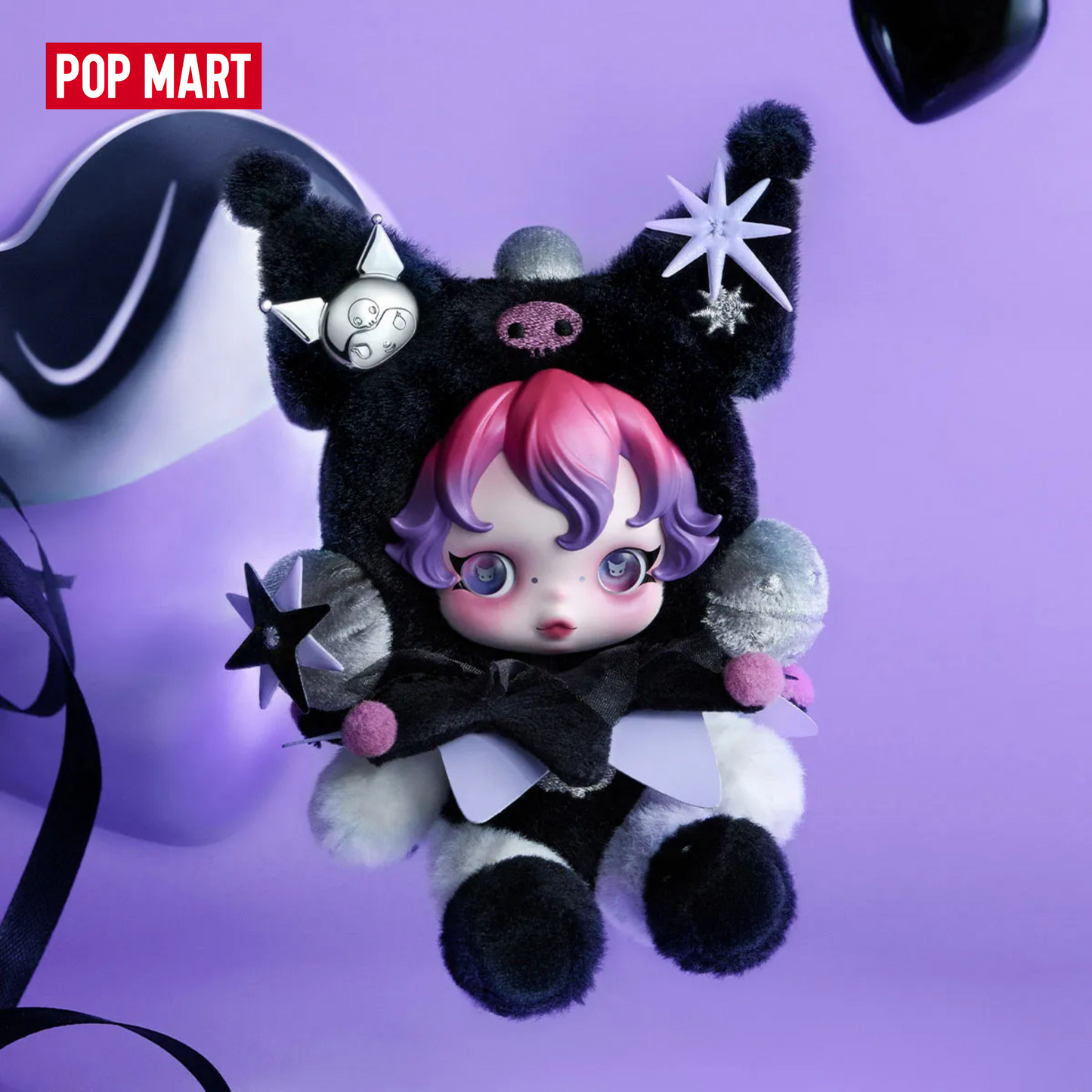 SKULLPANDA × KUROMI Plush