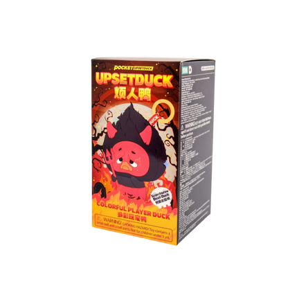 1983 UPSET DUCK Colorful Player Duck Plush Keychain Blind box