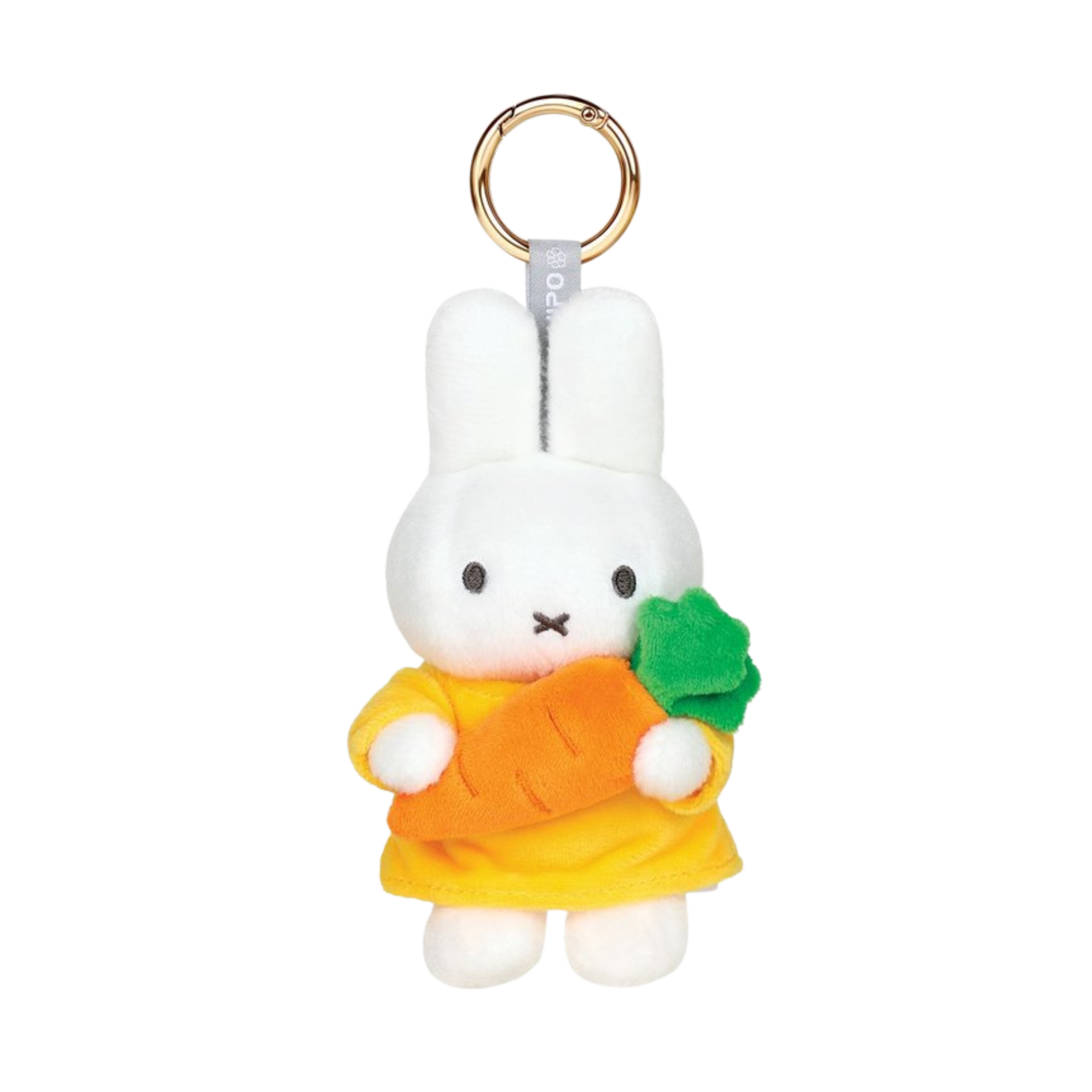 Miffy Hugging Series Keychain - Miffy Carrot