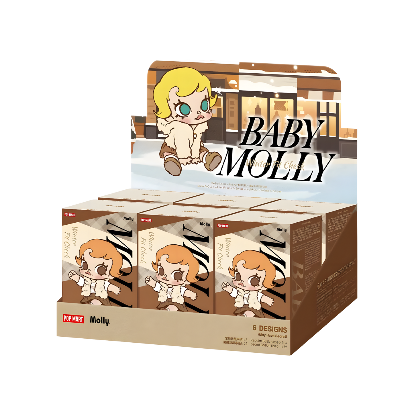 Baby Molly Winter Fit Check Series-Vinyl Plush Pendant Blind Box