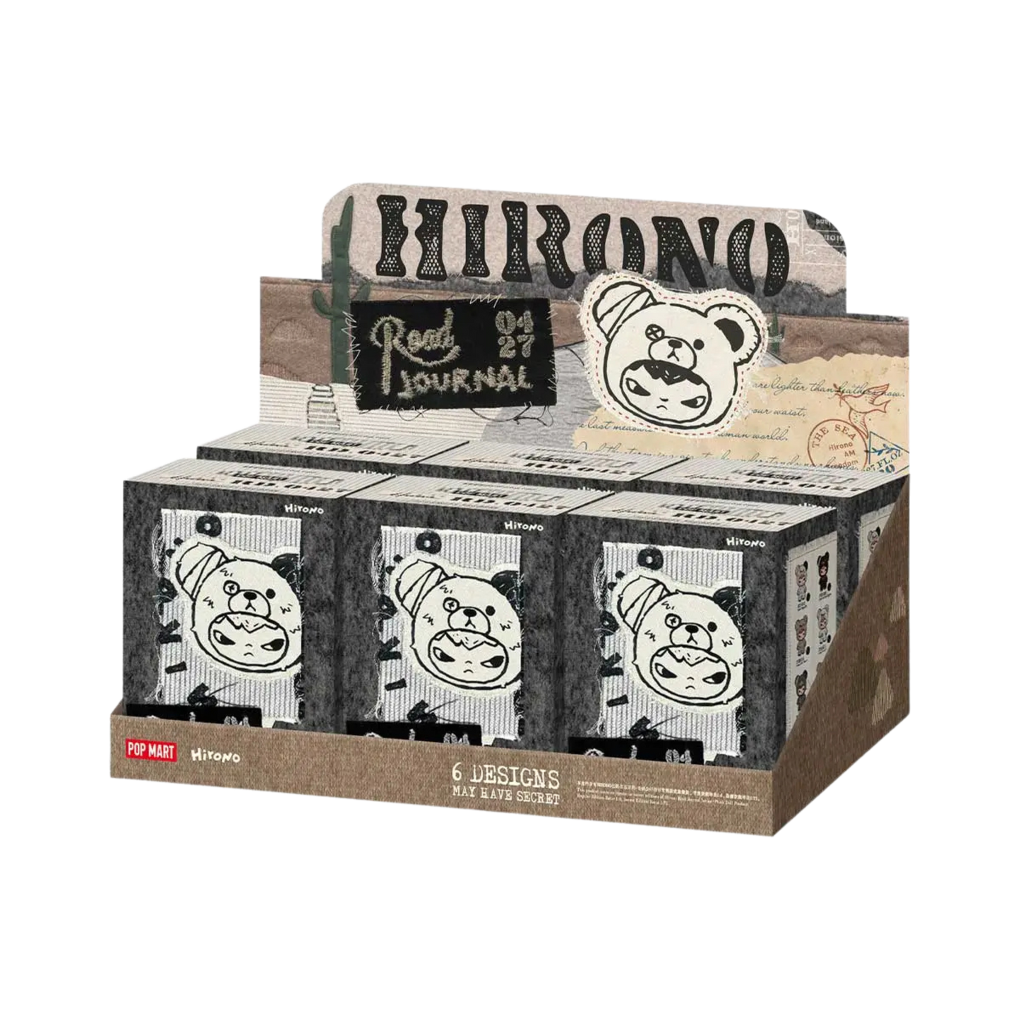 Hirono Road Journal Series-Plush Doll Pendant Blind Box