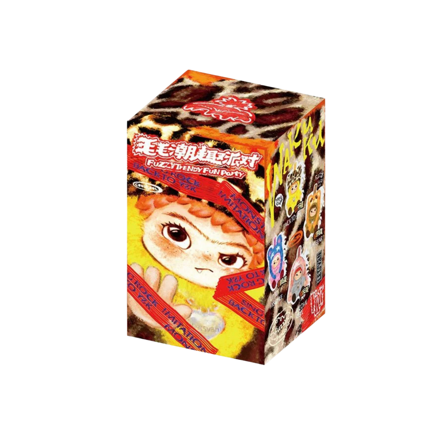 WAKUKU Fuzzy Trendy Fun Party Series Plush Blind Box