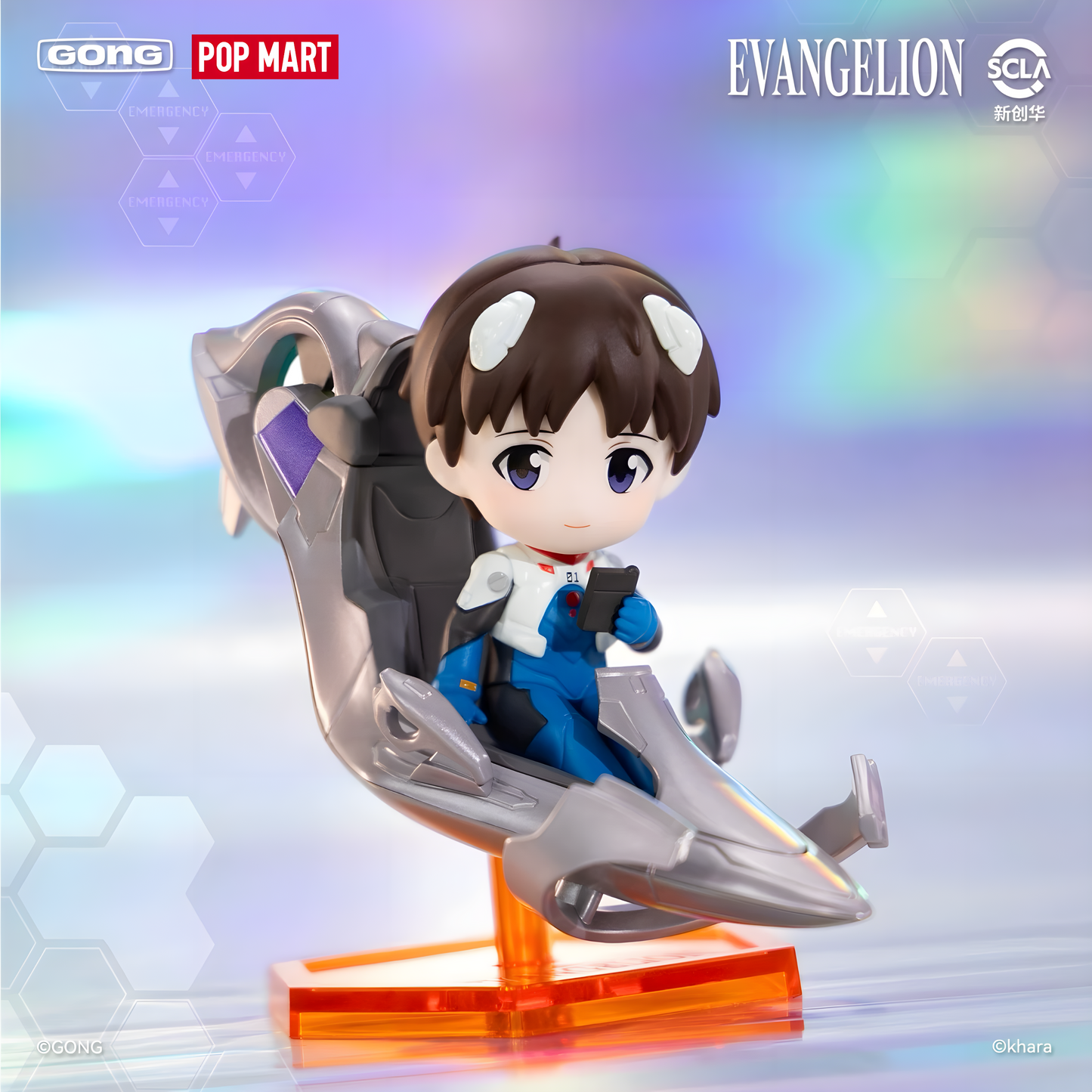 GONG x POP MART - Evangelion Pilot Series Figures Blind Box