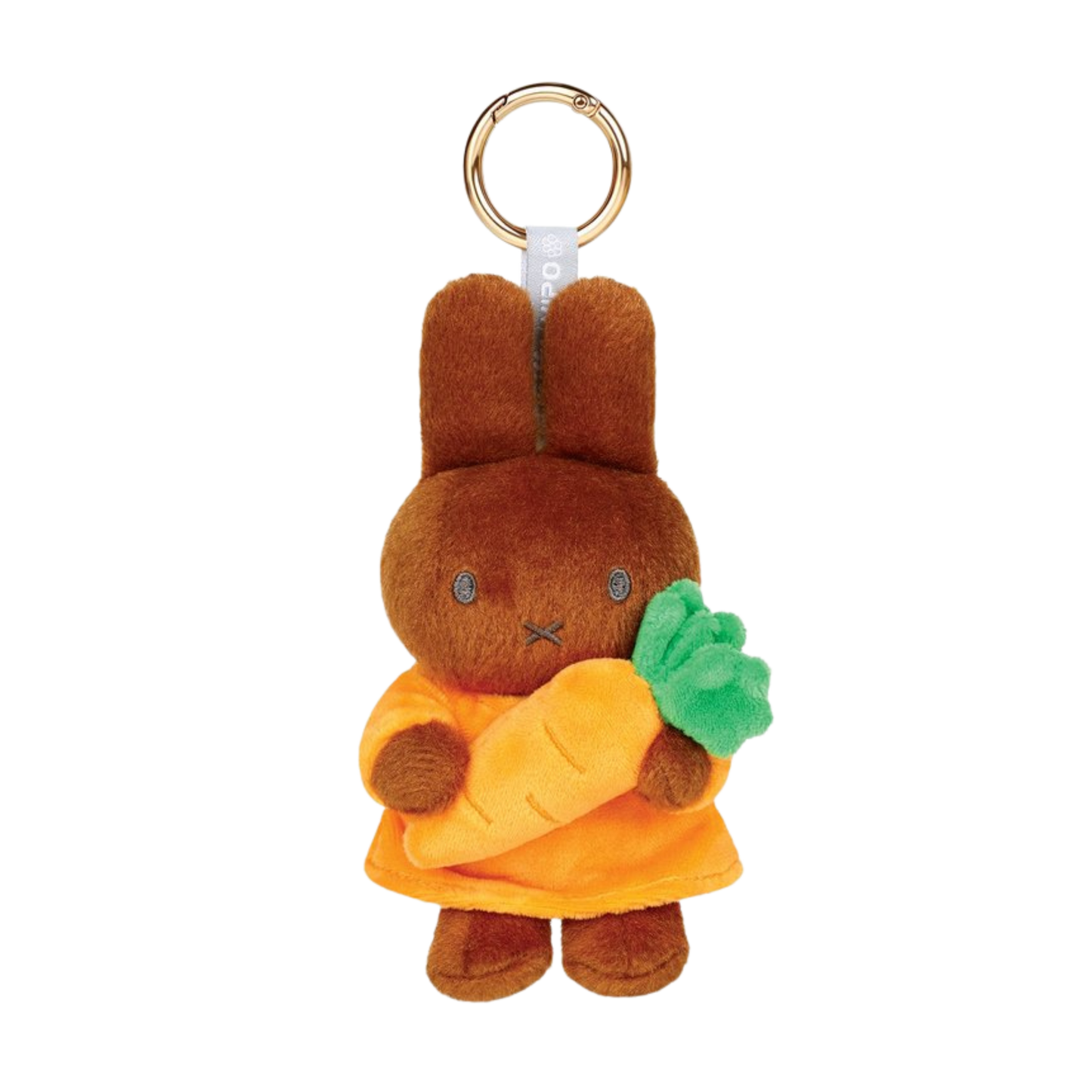 Miffy Hugging Series Keychain - Melanie Carrot