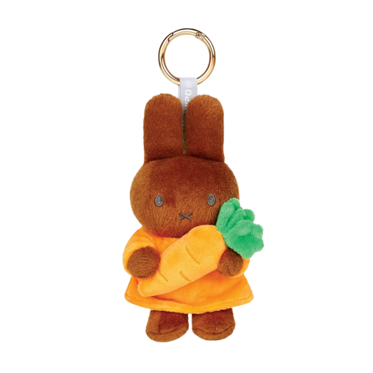 Miffy Hugging Series Keychain - Melanie Carrot