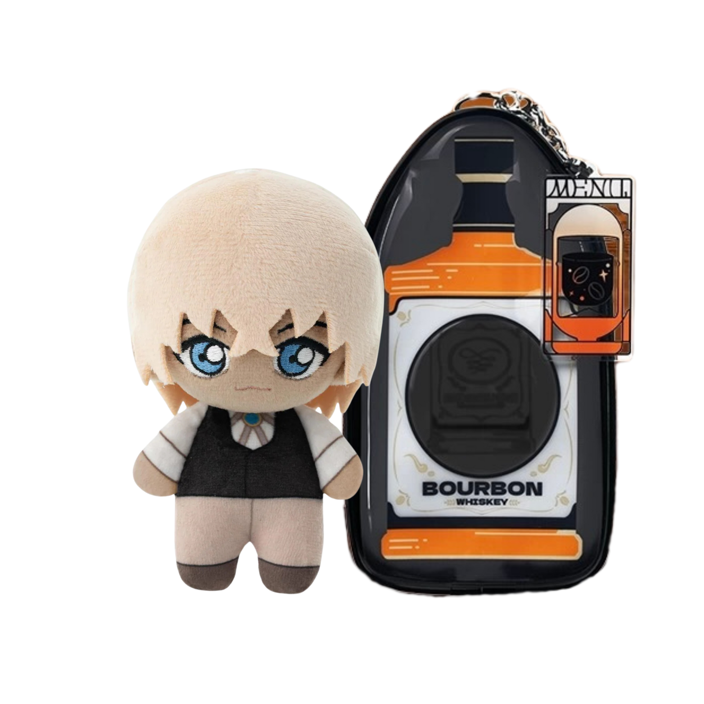 GONG X POP MART - Detective Conan Black Organization Wine List Series Plush Pendant