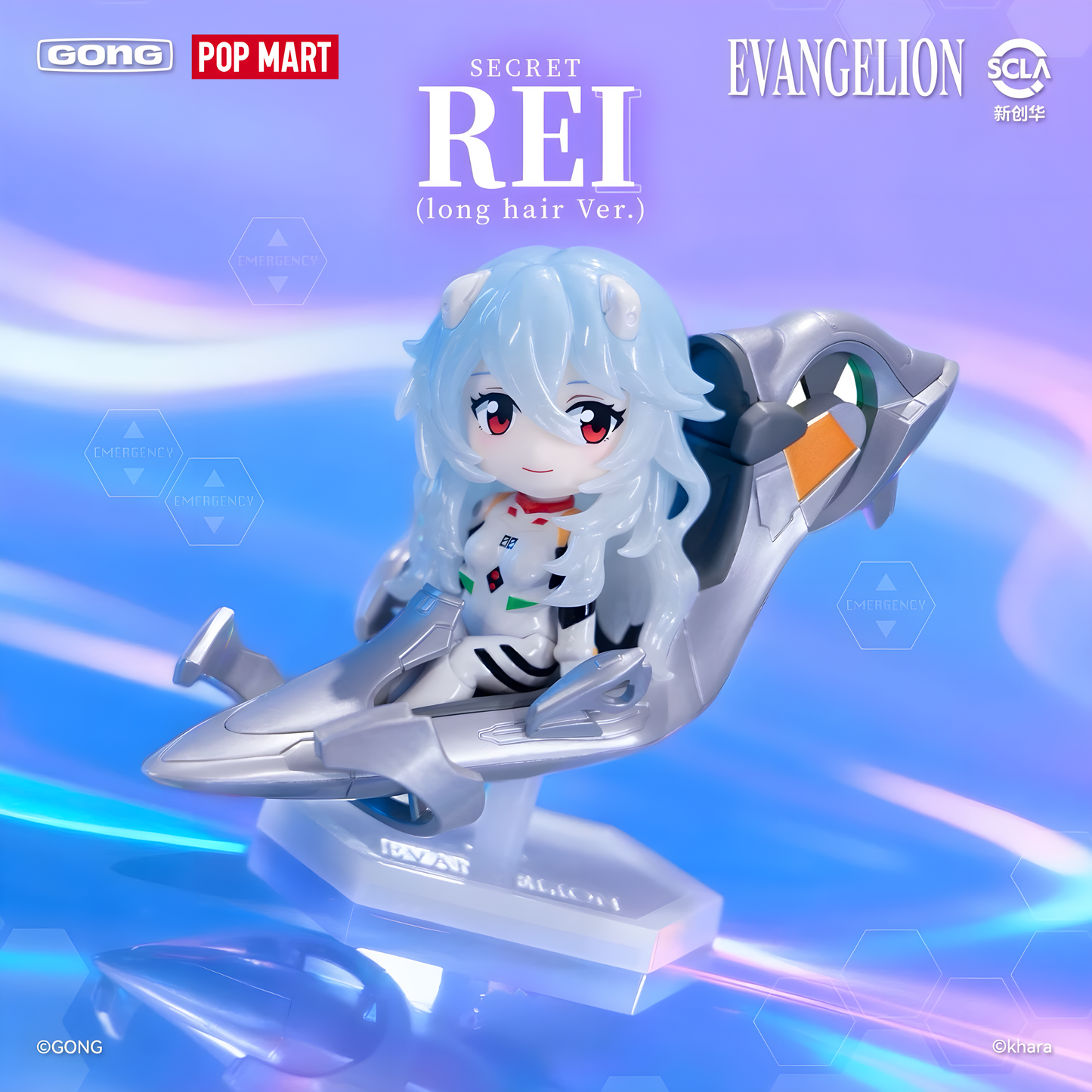 GONG x POP MART - Evangelion Pilot Series Figures Blind Box
