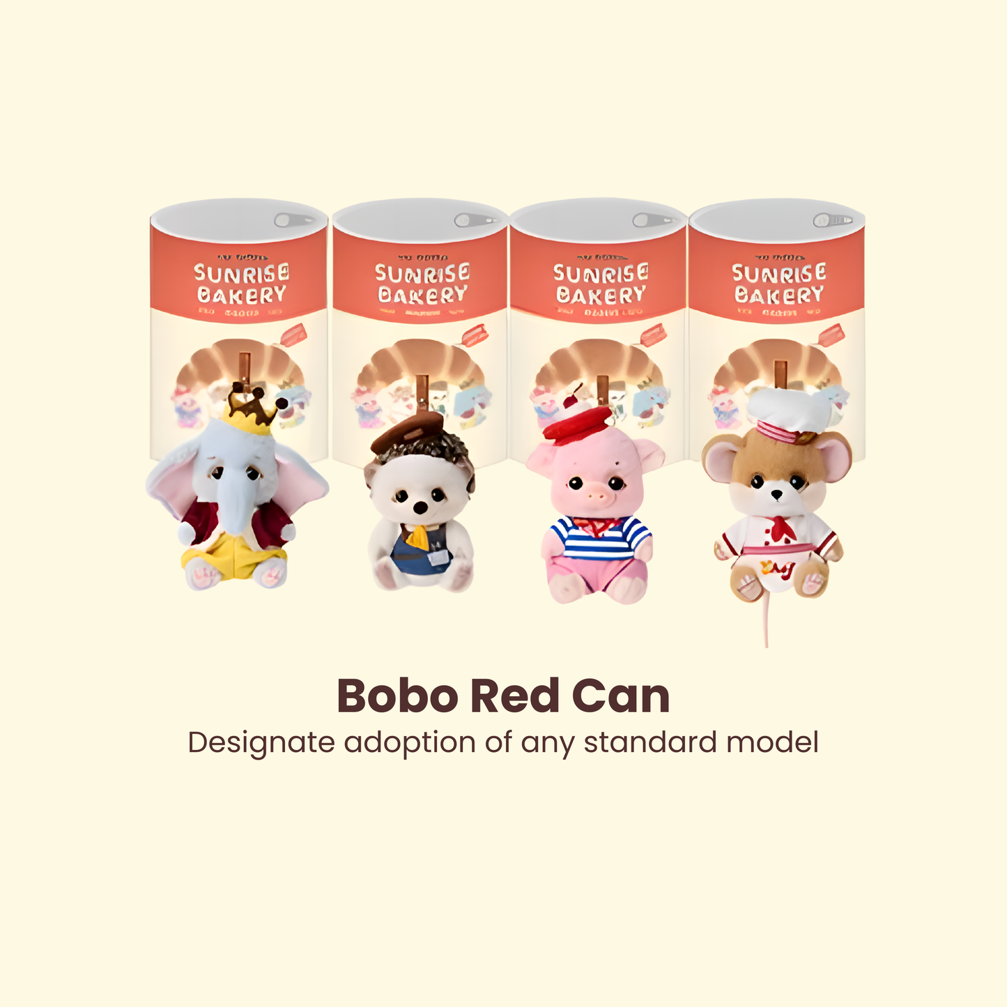 Bobo Nuts Sunrise Bakery Series Plush Pendant Blind Box