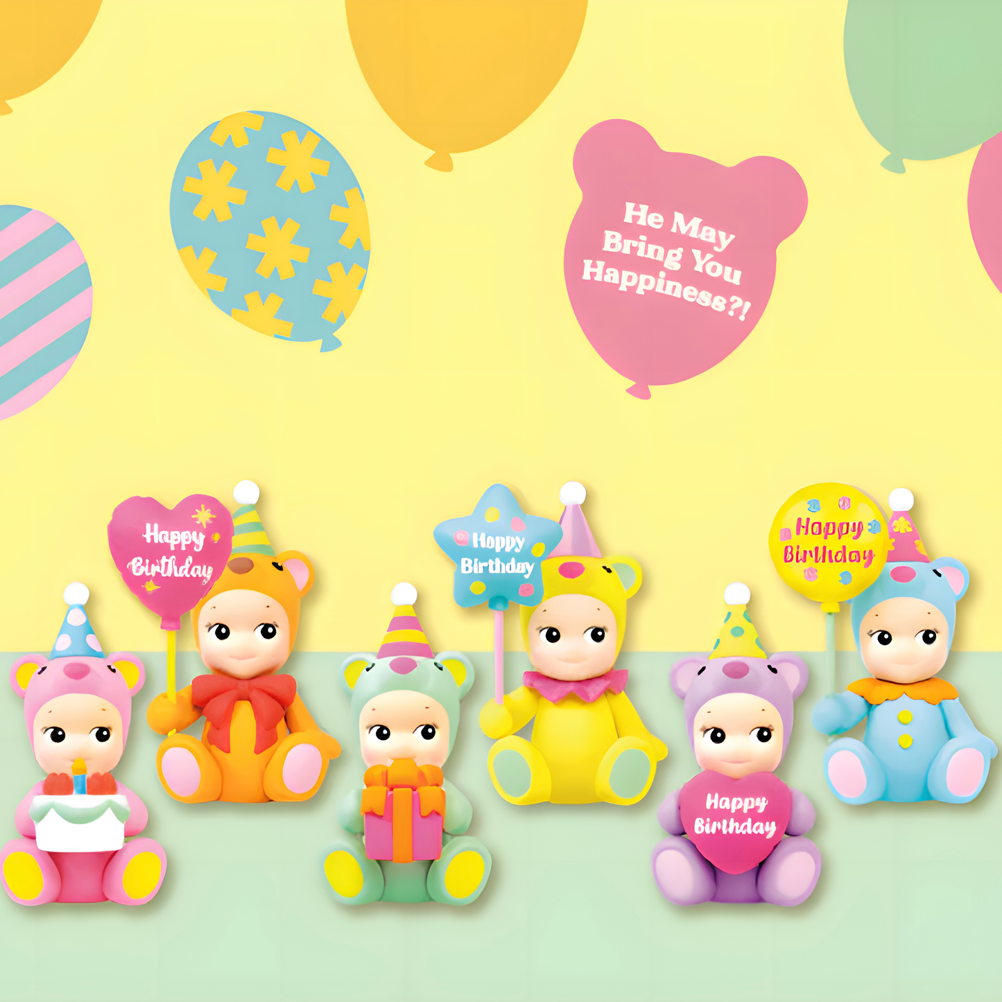 Sonny Angel BIRTHDAY GIFT -Bear- Series Mini Figures Blind Box