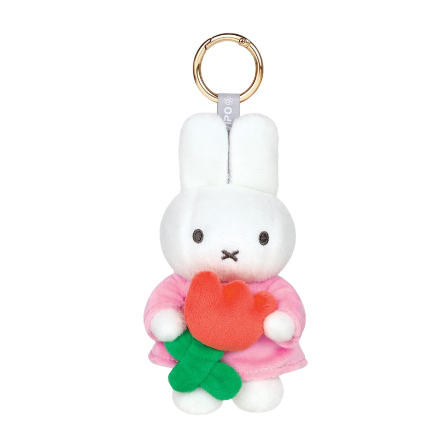 Miffy Hugging Series Keychain - Tulip