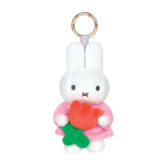 Miffy Hugging Series Keychain - Tulip